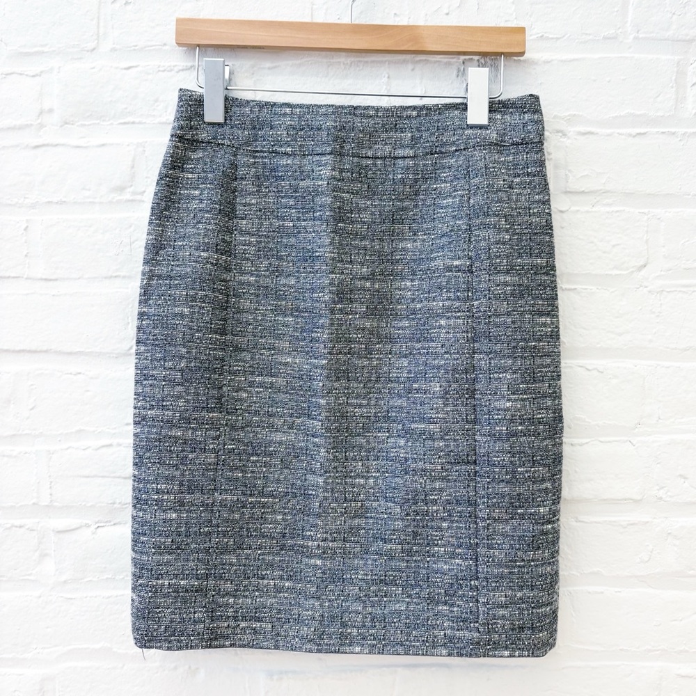 Tory Burch || Metallic Tweed‎ Pencil Skirt 4